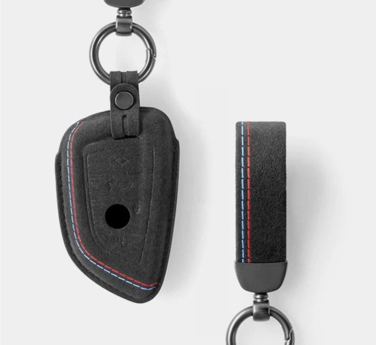 BMW F10 / F22 / F30 / F32 / G20 / G22 / G42 Alcantara Key Case / Keychain