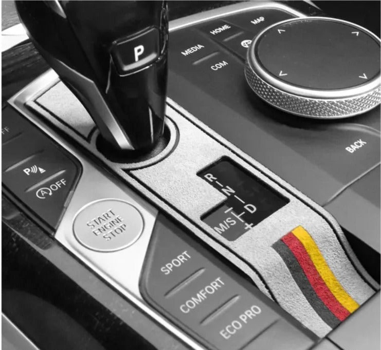 BMW G01 / G05 / G06 / G07 / G20 / G22 / G26 / G29 Alcantara Gear Shifter Surface Trim Cover