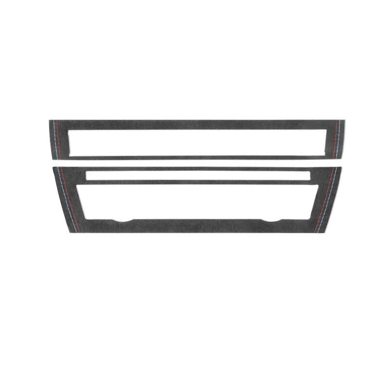 Aftermarket F10 / F18 Alcantara / Carbon Fiber Leather Center Console Cover Trim – BMW Compatible