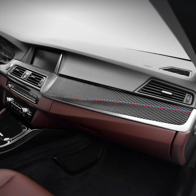 BMW F10 / F18 Alcantara / Carbon Fiber Leather Dash Cover Trim