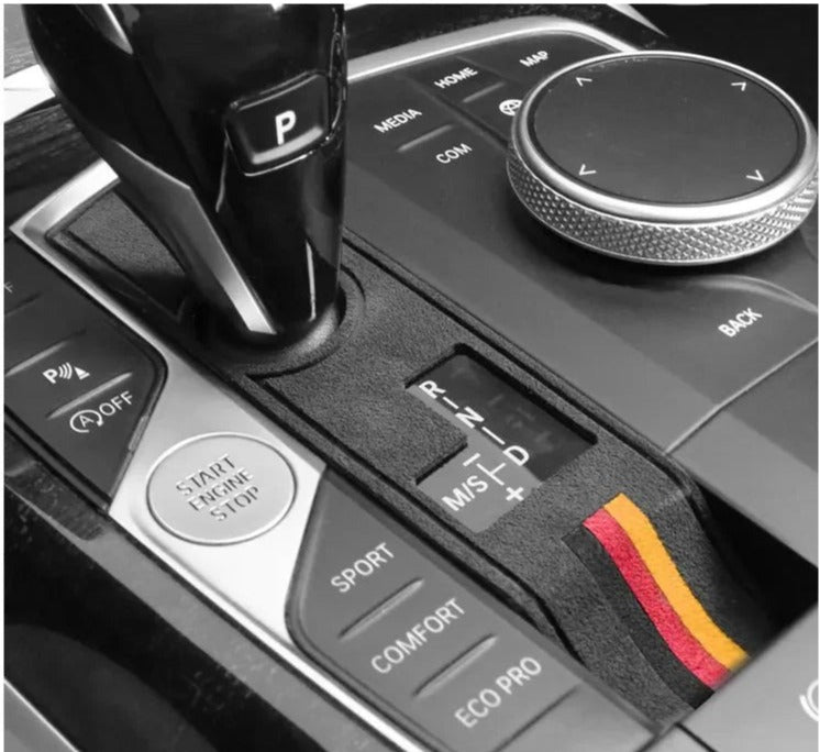 BMW G01 / G05 / G06 / G07 / G20 / G22 / G26 / G29 Alcantara Gear Shifter Surface Trim Cover