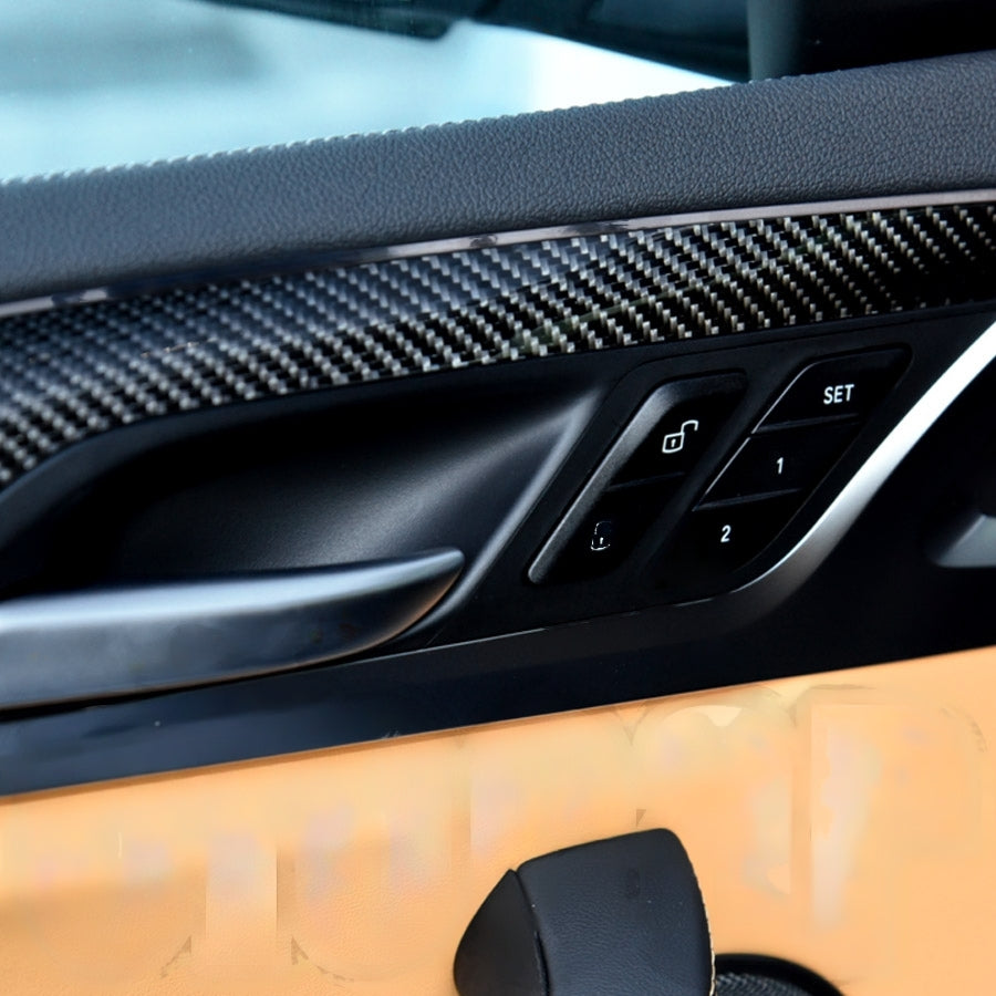 Aftermarket F97 / F98 / G02 6/pc Carbon Fiber Interior Trim – Fits BMW G01, G02