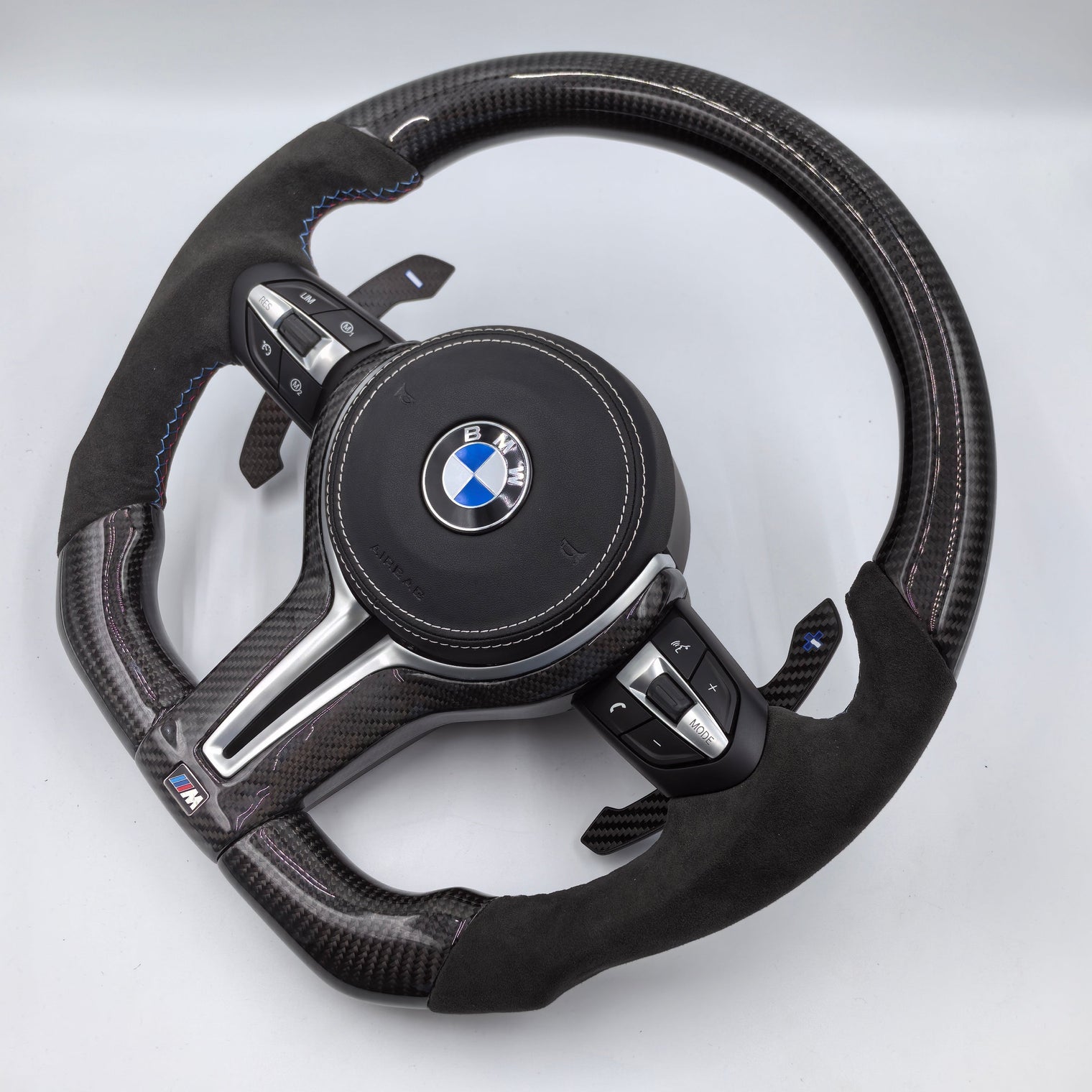 Aftermarket Custom Led Carbon Fiber Steering Wheel for F Chassis – BMW Compatible