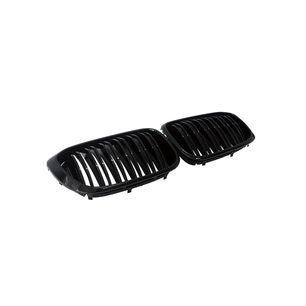 Aftermarket Carbon Fiber G02 ABS Gloss Black Double Slat Grille – Fits BMW G01, G02