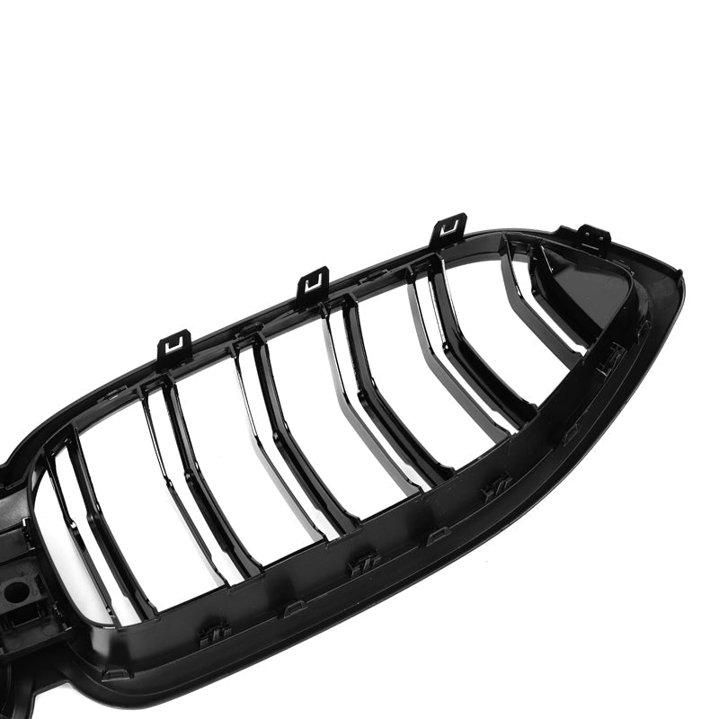 BMW G14 / G15 / G16 ABS Gloss Black W/ M Stripes Double Slat Grille