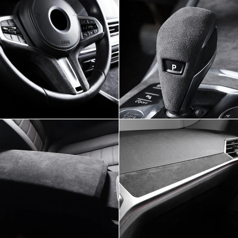 Aftermarket Carbon Fiber G Chassis Alcantara Interior Trim Set – BMW Compatible