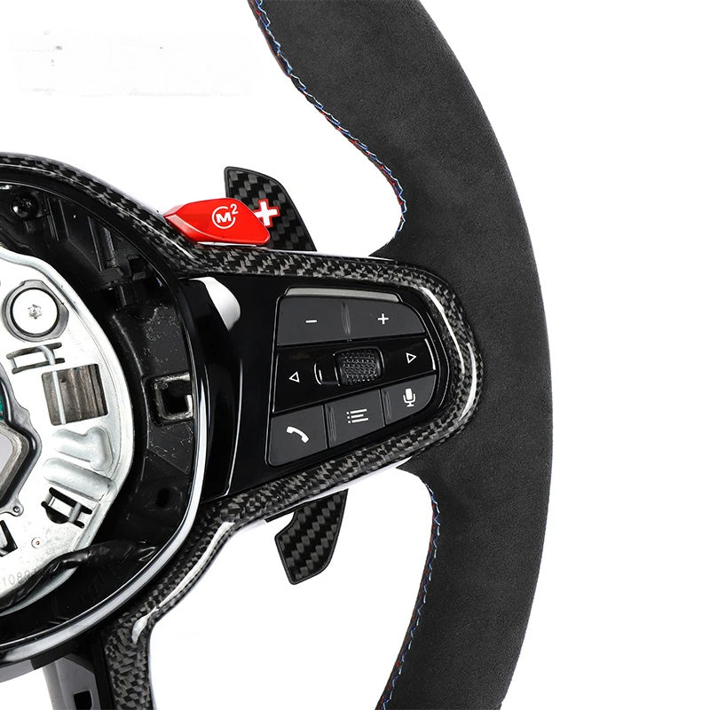 Aftermarket 2025 LCI Style Custom Carbon Fiber Steering Wheel for G Chassis (Retrofit All G & F Chassis Models) – BMW Compatible