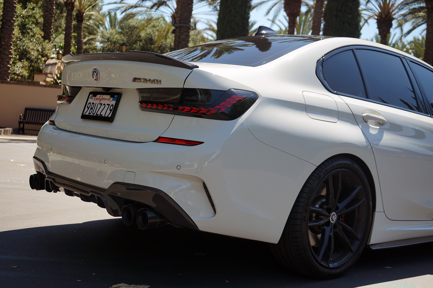 BMW G20 / G22 / G42 M Performance Quad Exhaust Tips for M240i / M340i / M440i BMW