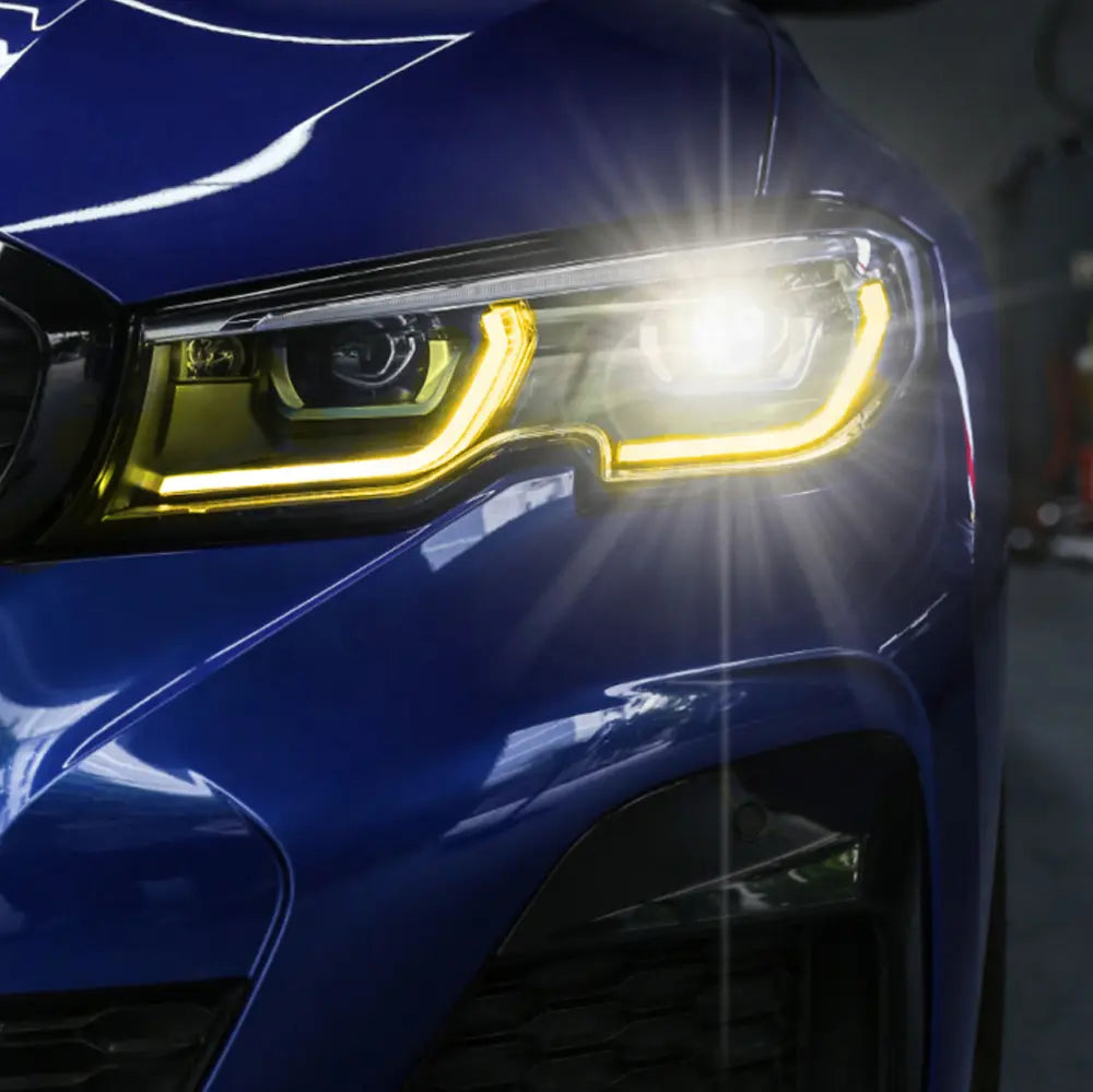 BMW G20 Yellow Laser Headlight Retrofit Upgrade