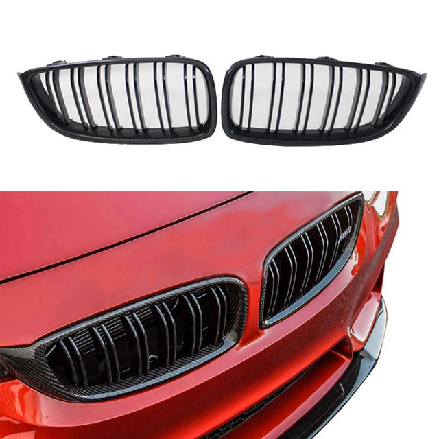 BMW F32 / F33 / F36 / F80 / F82 Carbon Fiber Double Slat Kidney Grille