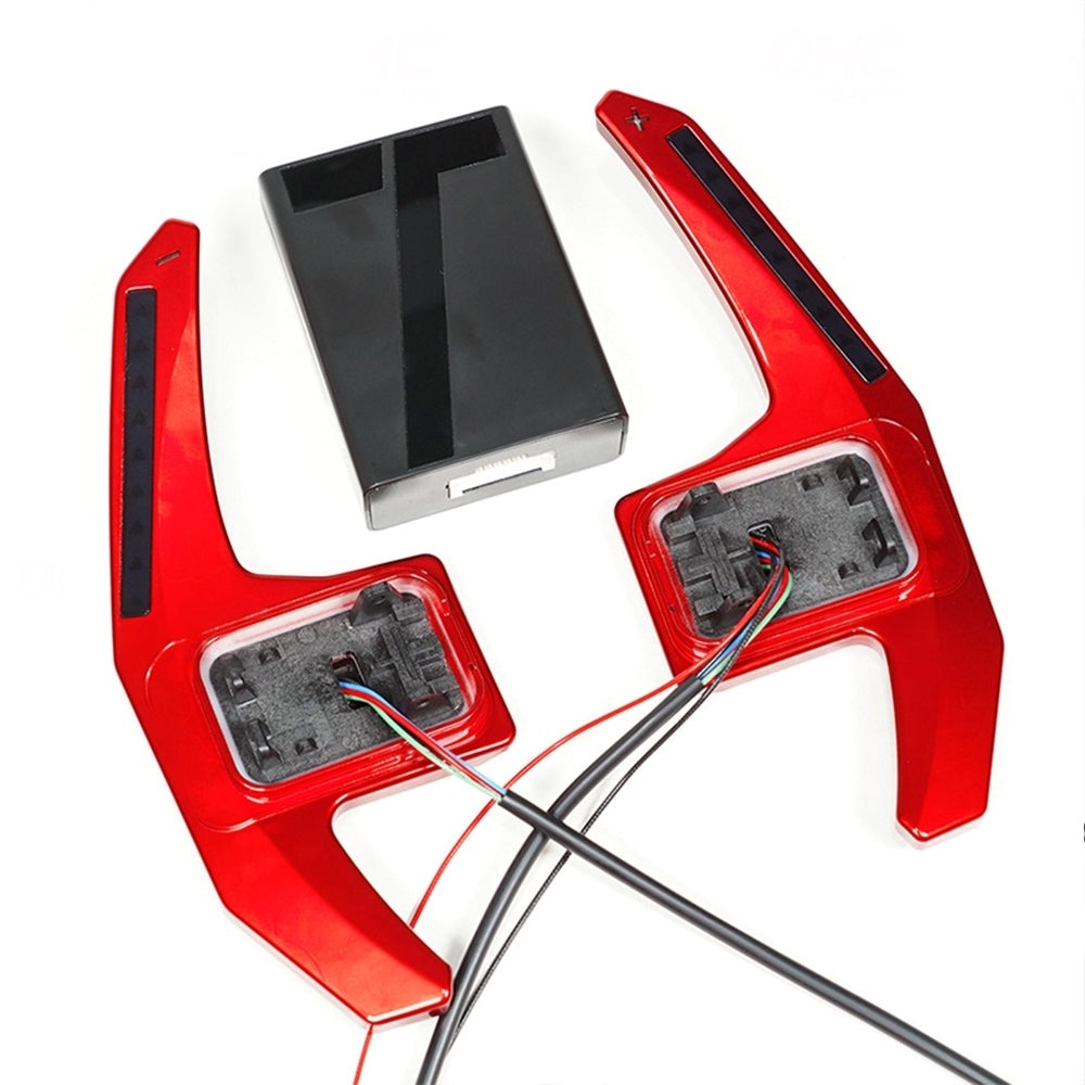 BMW Carbon Fiber Paddle Shifters w/ Shift Lights for A90 / A91 Toyota Supra Mk5