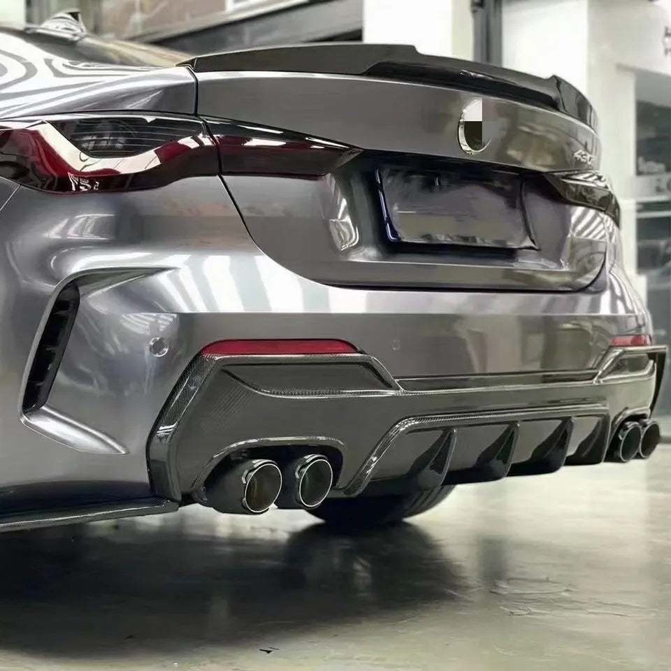 BMW G22 Carbon Fiber 3 Piece Diffuser