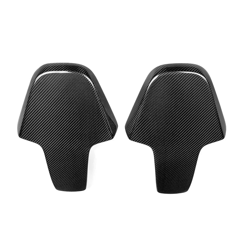 Aftermarket Carbon Fiber Headrest Seat Back Cover Interior Trim – Fits BMW G80, G82, G87