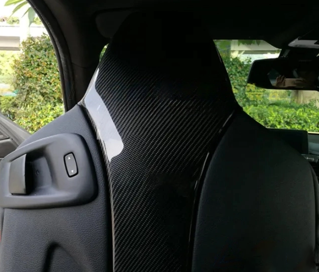 BMW F80 / F82 Carbon Fiber Seat Back Cover Trim