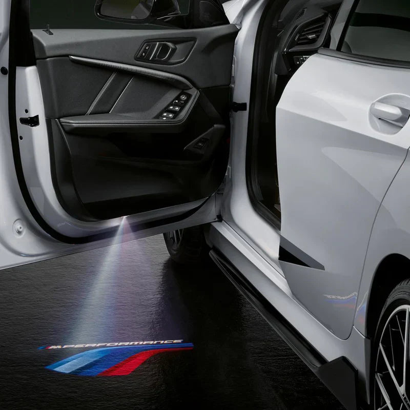 Aftermarket Carbon Fiber M Performance Led Door Light Projectors - BMW G Chassis – BMW Compatible