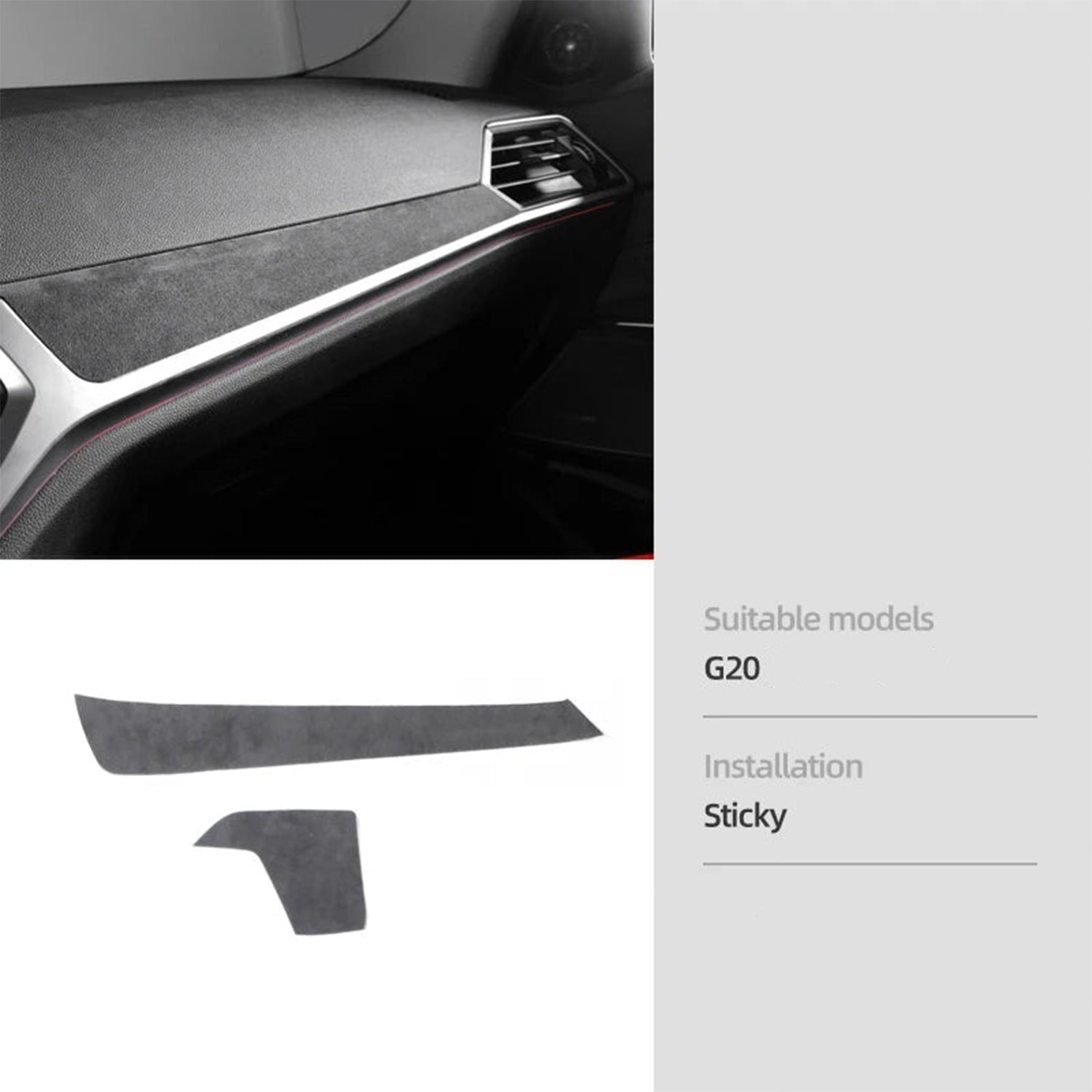 Aftermarket Carbon Fiber G Chassis Alcantara Interior Trim Set – BMW Compatible