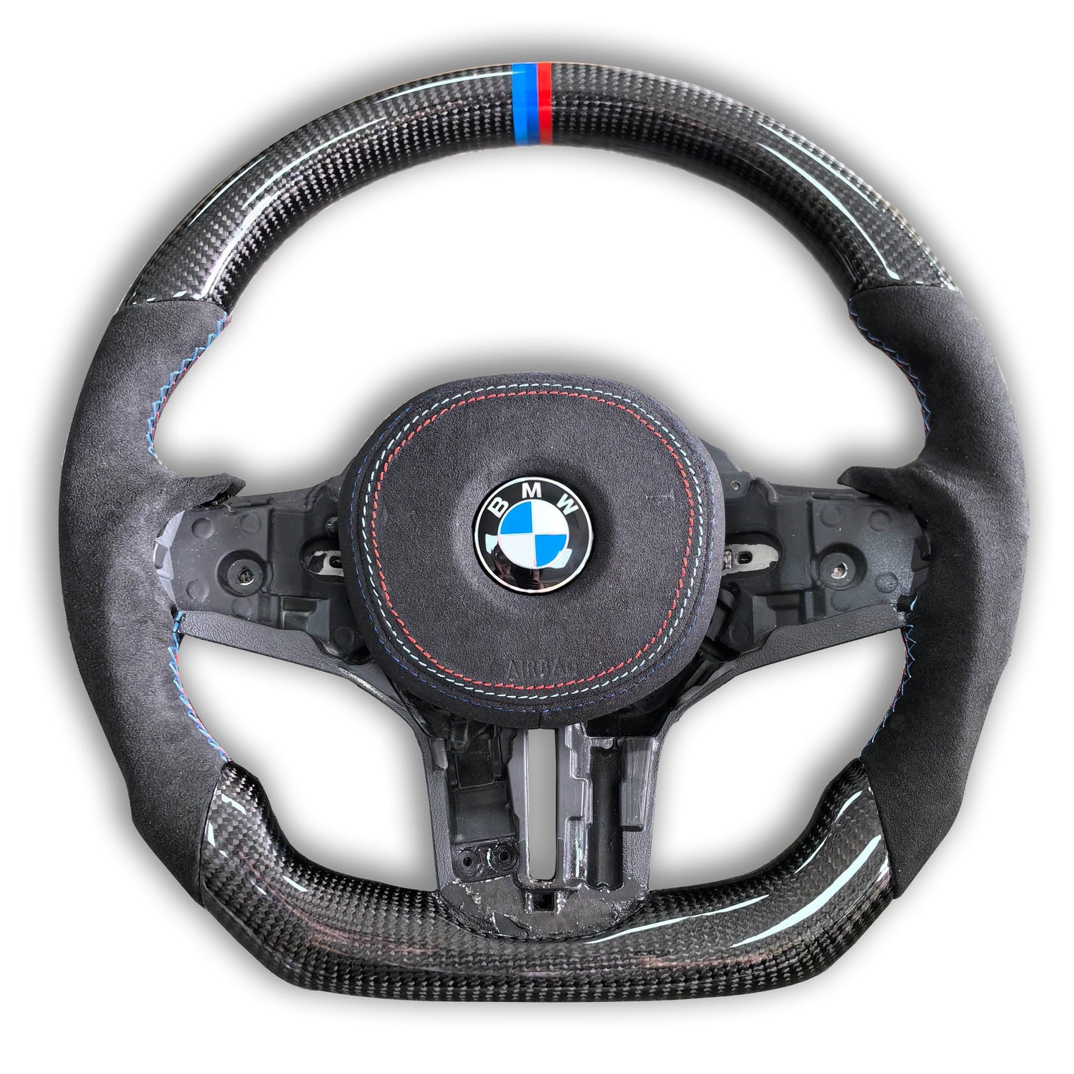 Aftermarket Custom LED Carbon Fiber Steering Wheel for BMW G Chassis & F Chassis – BMW Compatible