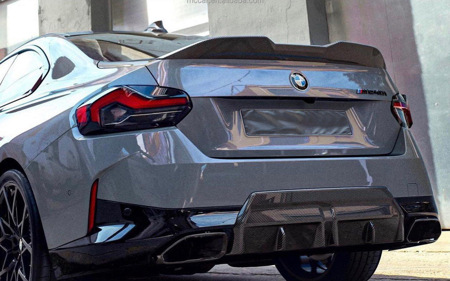 BMW G42 Ducktail Style Carbon Fiber Rear Trunk Spoiler