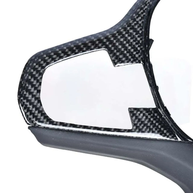 Aftermarket F92 / F97 / F98 / G90 Carbon Fiber Steering Wheel Trim for G Chassis 2 3 4 5 7 8 Series M2 M3 M4 M5 M8 X3m X4m X5m X6m – Fits BMW G14, G15, G16, G20, G22, G30, G42, G60, G82, G87, G90