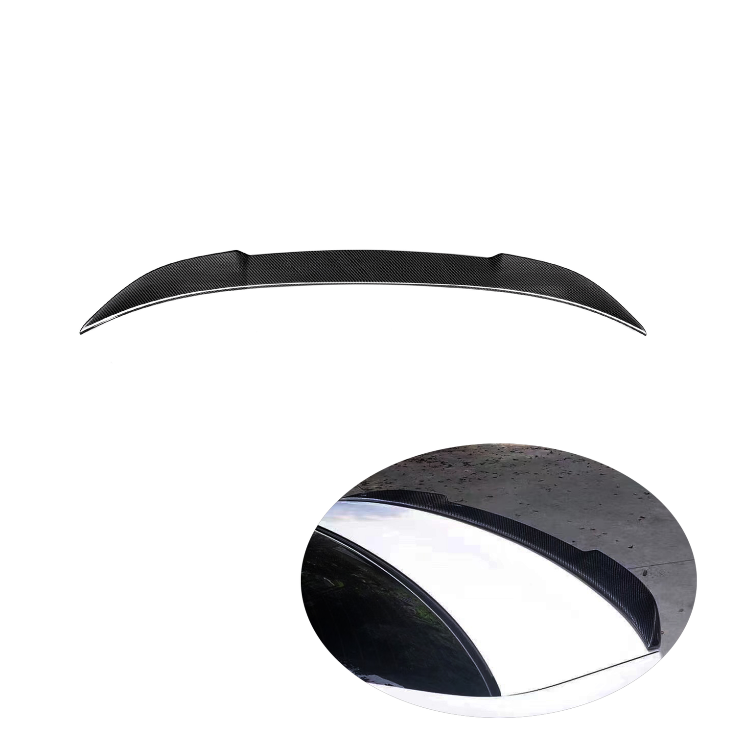 BMW F90 / G30 Cs Style Carbon Fiber Rear Trunk Spoiler