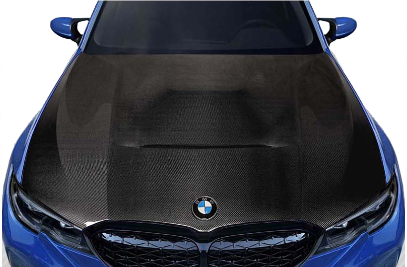 Aftermarket Gts Style Carbon Fiber Hood – Fits BMW G20
