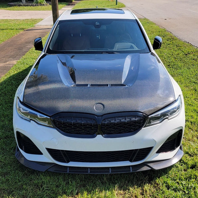 Aftermarket Cs Style Carbon Fiber Hood – Fits BMW G20