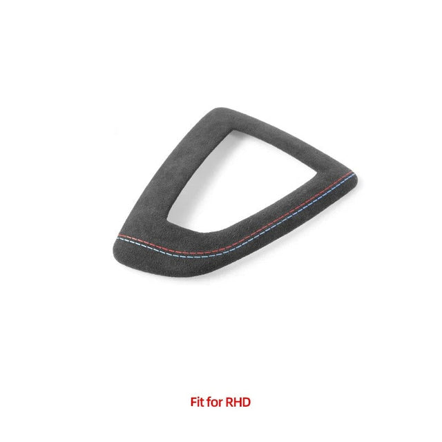 BMW F30 / F32 / F34 / F36 Alcantara / Carbon Fiber Leather Gear Shifter Interior Trim