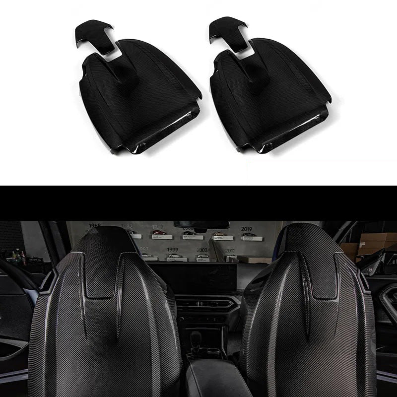 BMW G80 / G82 / G87 Dry Carbon FIber Seat Back Cover Trim