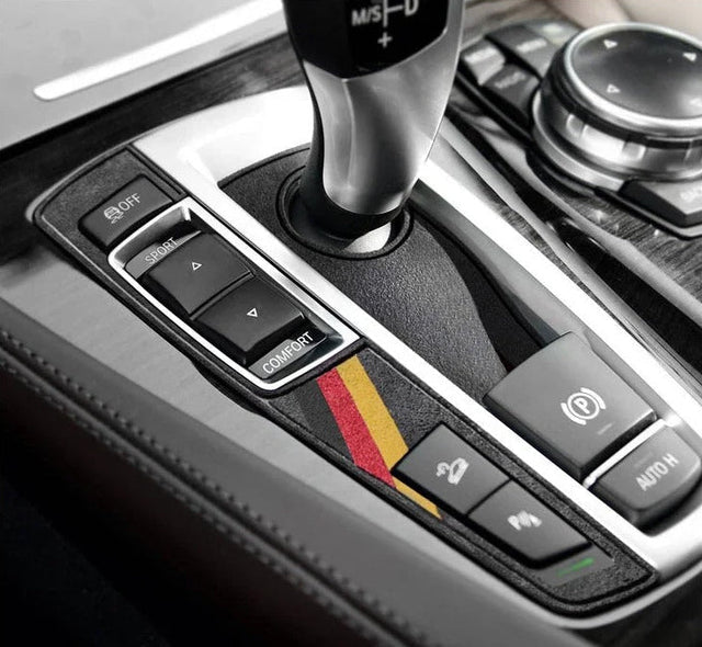 BMW F01 / F02 / F07 / F10 / F25 / F26 Alcantara Gear Shifter Surface Trim Cover