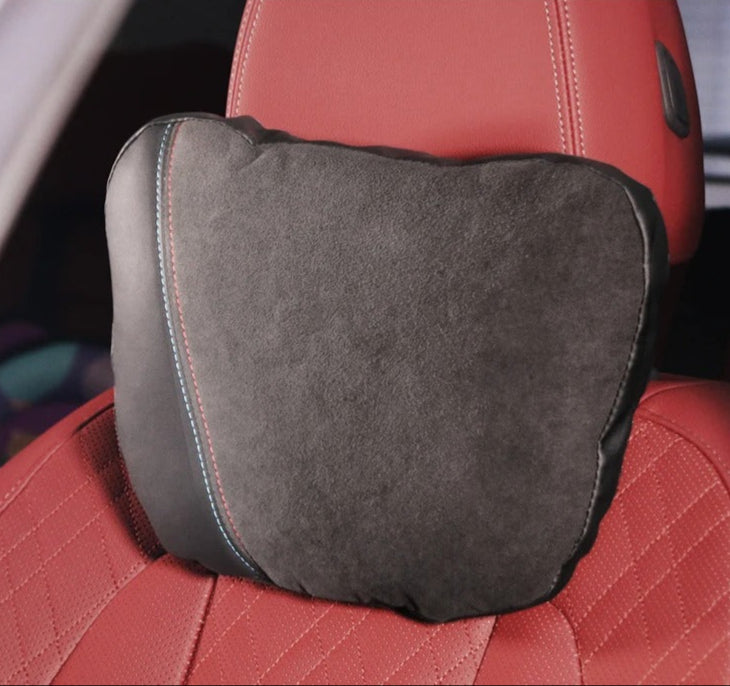 Aftermarket Carbon Fiber Alcantara & Napa Leather / Carbon Leather BMW Pillow – BMW Compatible