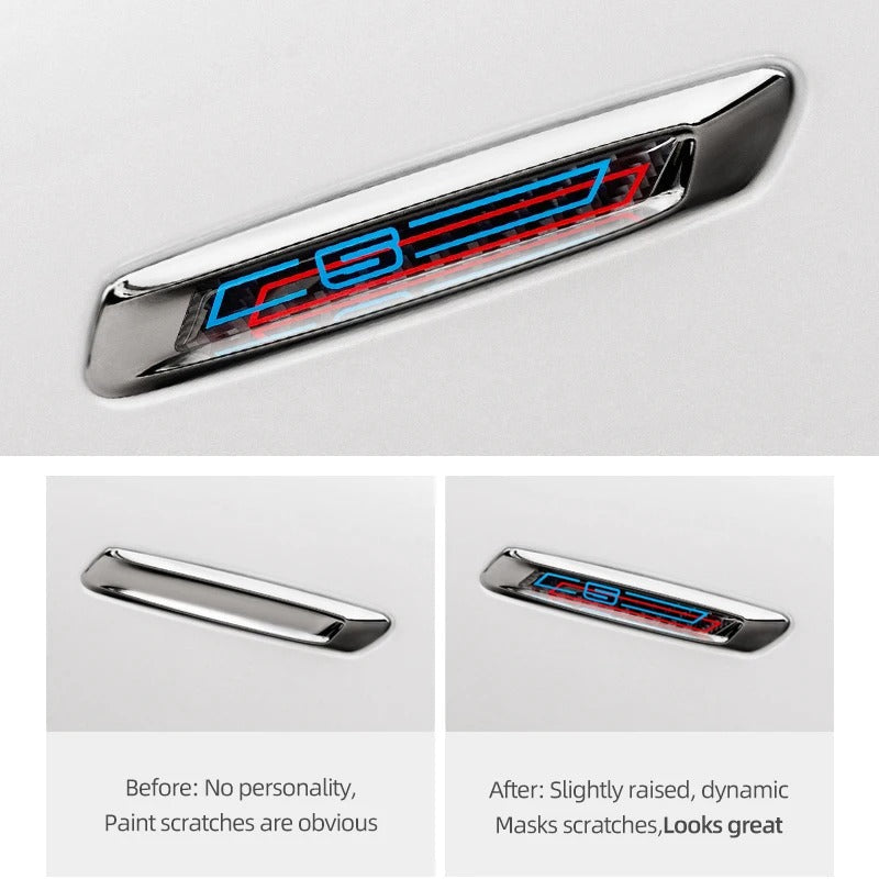 BMW F10 / F11 / F18 Carbon Fiber Fender Stickers