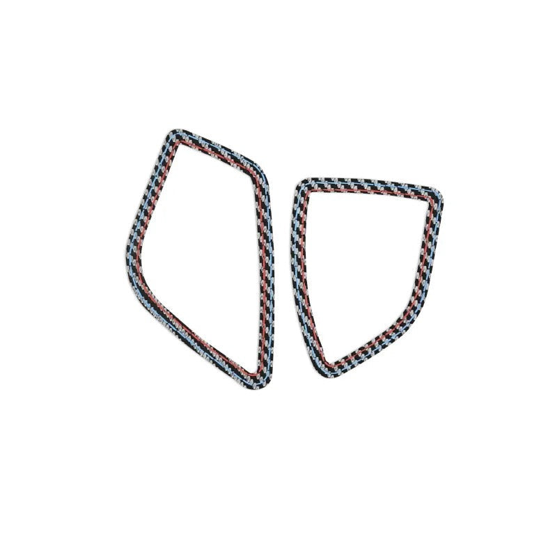 BMW F30 / F32 / F34 / F36 Alcantara / Carbon Fiber Leather Dashboard Vent Interior Trim