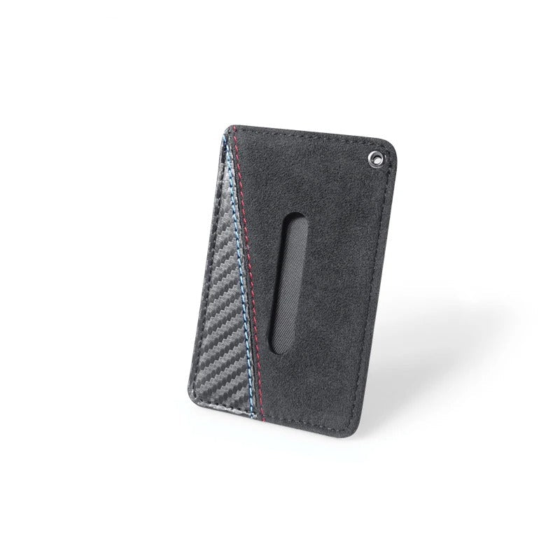 BMW Alcantara & Napa Leather / Carbon Leather BMW Card Holder