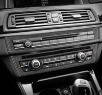 Aftermarket F10 / F18 Alcantara / Carbon Fiber Leather Center Console Cover Trim – BMW Compatible