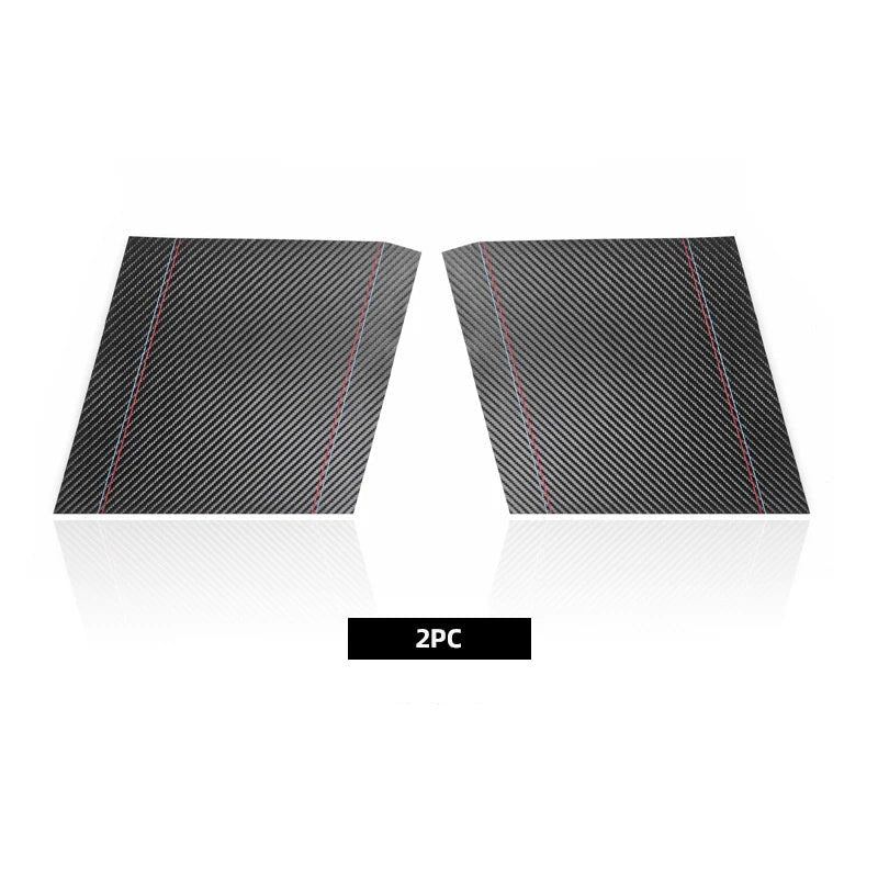 BMW F10 / F18 Alcantara / Carbon Fiber Leather B Pillar Cover Trim