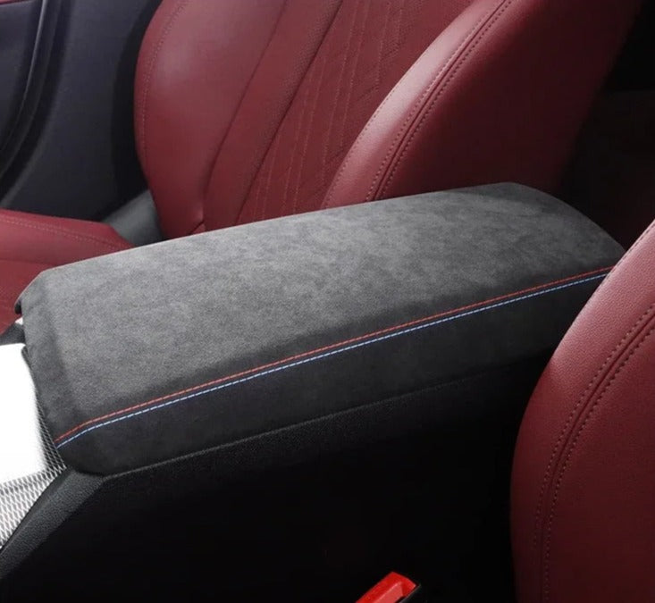 BMW G20 / G22 / G23 / G28 / G42 / G80 / G82 / G87 Alcantara Armrest Trim Overlay