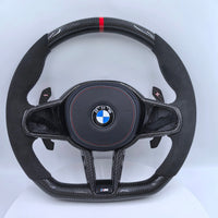 BMW F90 / G20 / G22 / G30 / G42 / G80 / G82 / G87 / G90 2025 Lci Style Custom Carbon Fiber Steering Wheel for G Chassis (Retrofit All G & F Chassis Models)