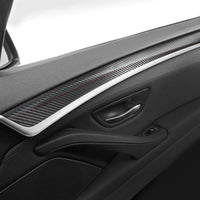 Aftermarket F10 / F18 Alcantara / Carbon Fiber Leather Door Cover Trim – BMW Compatible