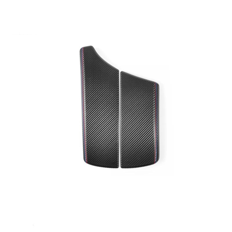 Aftermarket F10 / F18 Alcantara / Carbon Fiber Leather Armrest Cover Trim – BMW Compatible