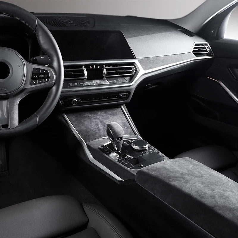 Aftermarket Carbon Fiber G Chassis Alcantara Interior Trim Set – BMW Compatible