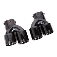 Aftermarket Carbon Fiber G42 M Performance Quad Exhaust Tips for M240i / M340i / M440i BMW – Fits BMW G20, G22, G42