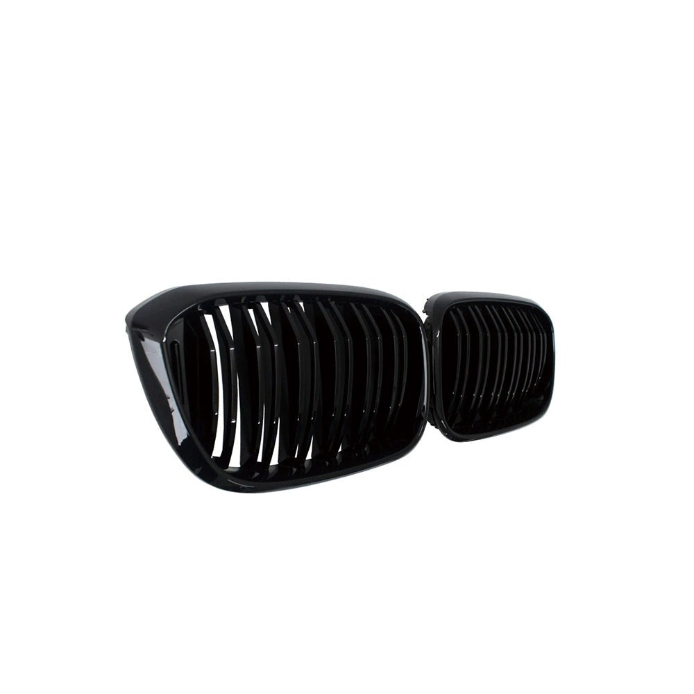 Aftermarket Carbon Fiber G02 ABS Gloss Black Double Slat Grille – Fits BMW G01, G02