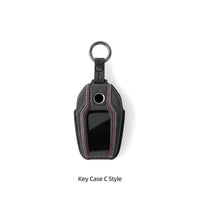 Aftermarket Carbon Fiber F10 / F22 / F30 / F32 / G42 Alcantara Key Case / Keychain – Fits BMW G20, G22, G42