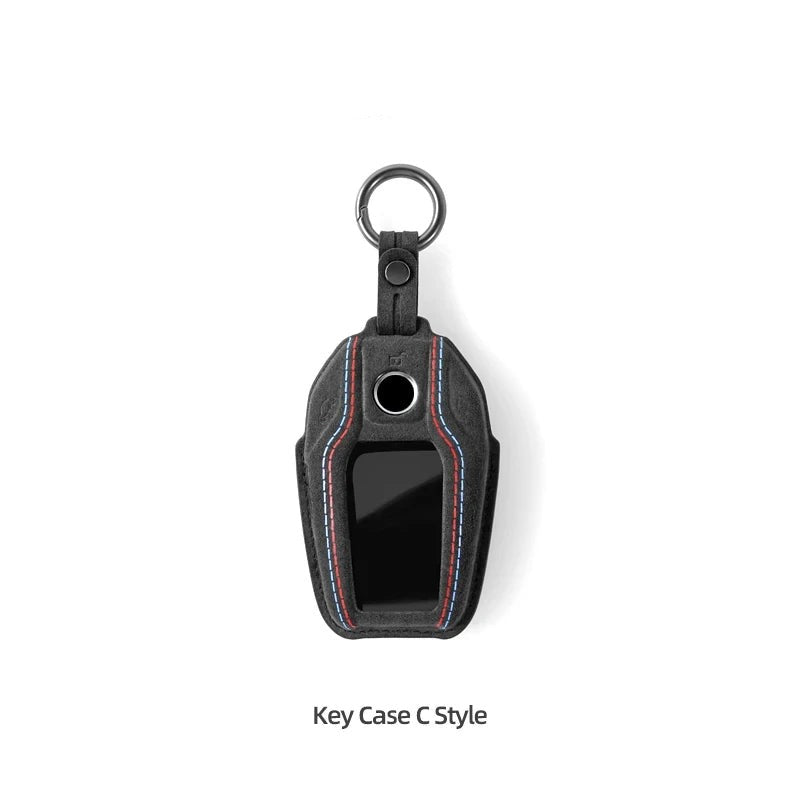 BMW F10 / F22 / F30 / F32 / G20 / G22 / G42 Alcantara Key Case / Keychain