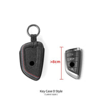 BMW F10 / F22 / F30 / F32 / G20 / G22 / G42 Alcantara Key Case / Keychain