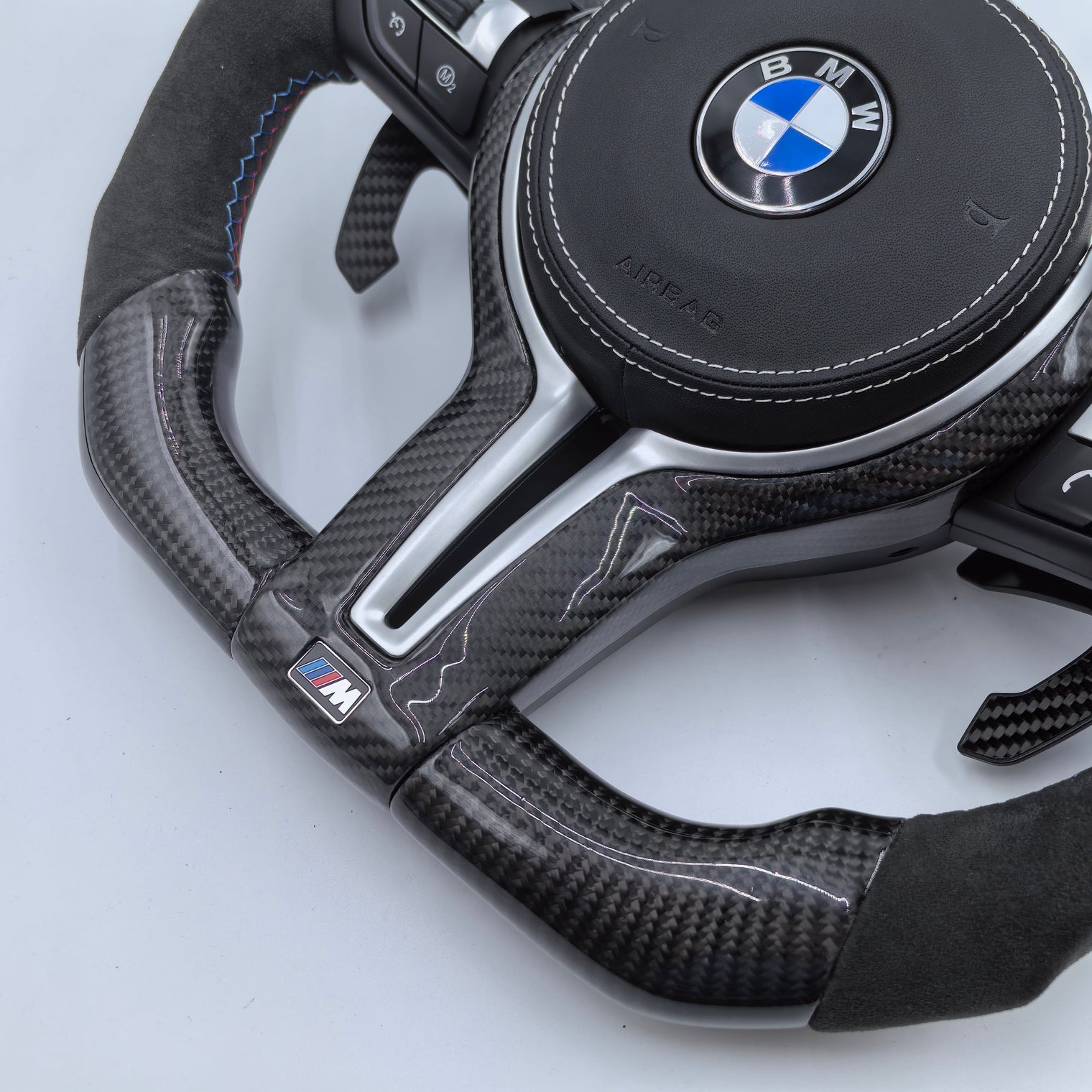 BMW Custom Led Carbon Fiber Steering Wheel for F Chassis