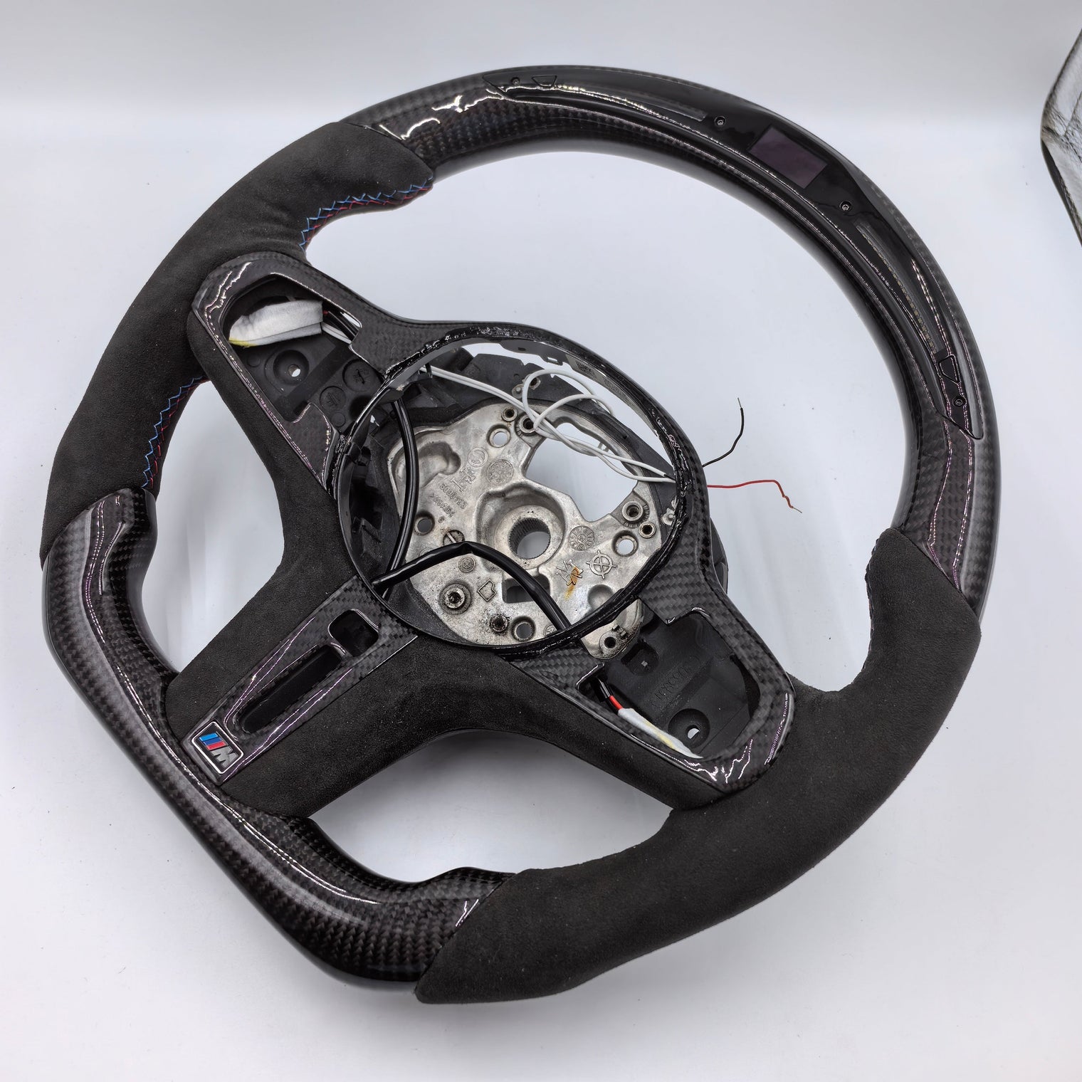 Custom LED Carbon Fiber Steering Wheel for BMW G Chassis & F Chassis