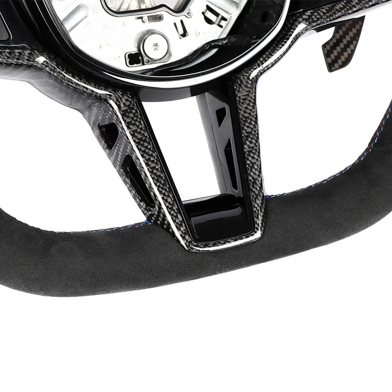 Aftermarket 2025 LCI Style Custom Carbon Fiber Steering Wheel for G Chassis (Retrofit All G & F Chassis Models) – BMW Compatible