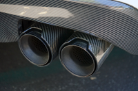 Aftermarket Carbon Fiber M Performance Quad Exhaust Tips w/ Clamp for M240i / M340i / M440i BMW – BMW Compatible