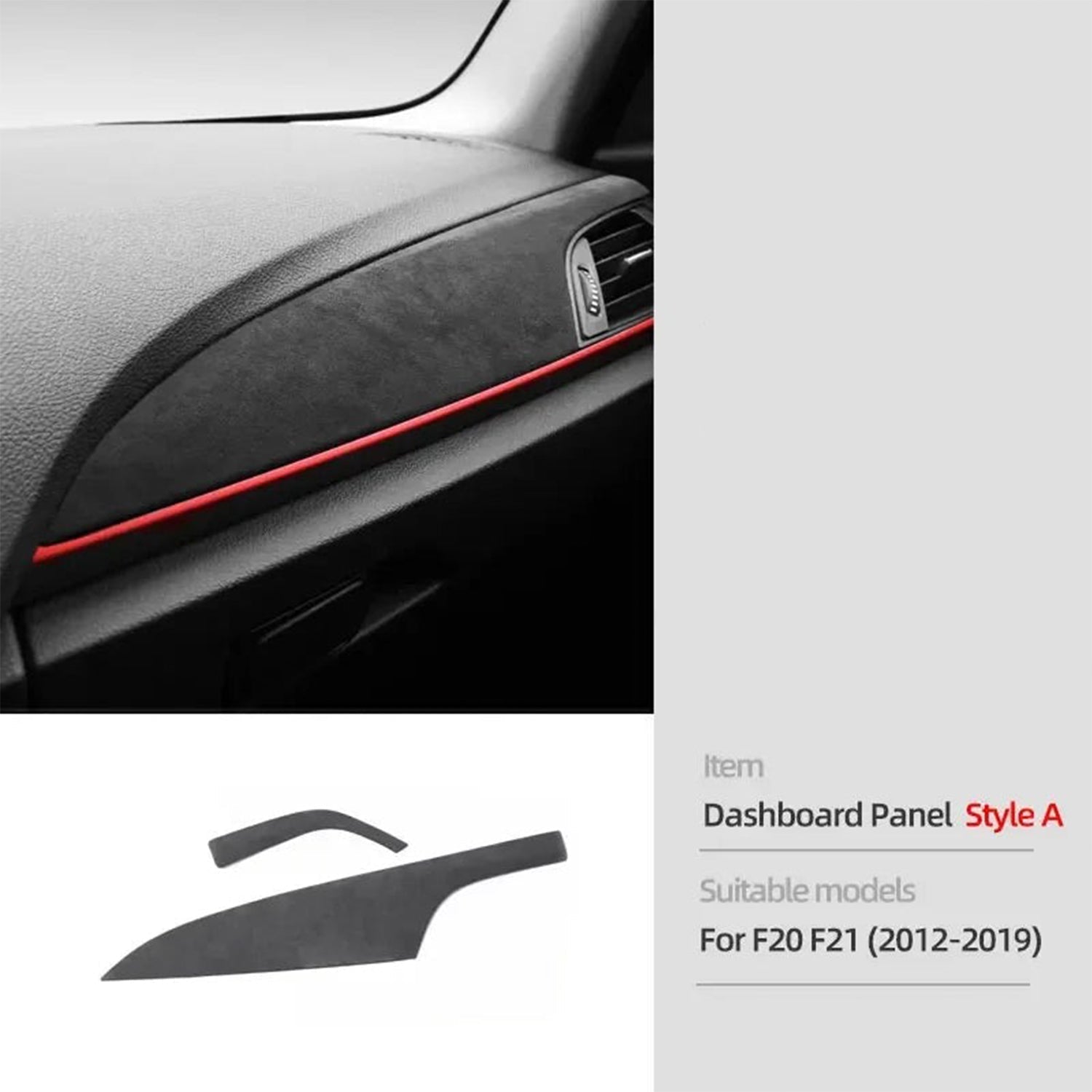 BMW F20 / F21 / F22 / F23 Alcantara Interior Cover Trim